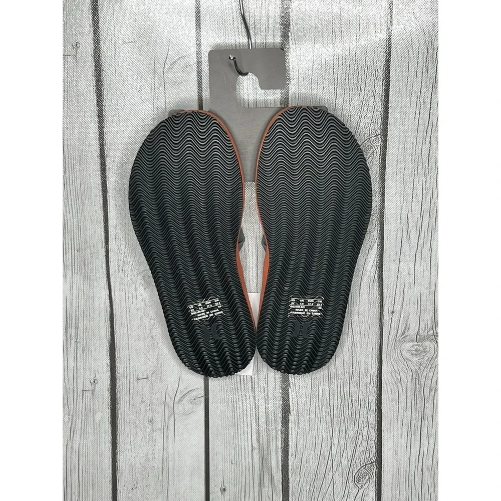 Hurley Lunar Sandals Black Grey Youth Size 5Y‎ BQ3186‑021 Flip Flops Beach